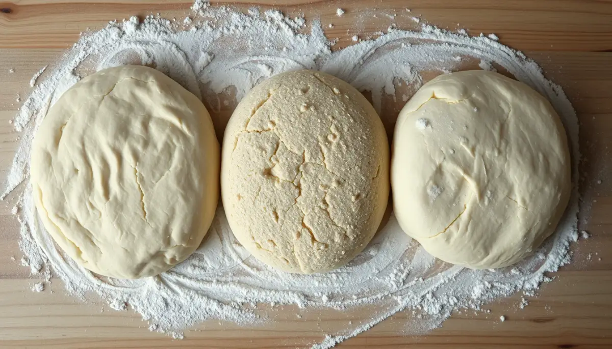 Trois variantes de pâte à pizza : classique, complète et à la bière